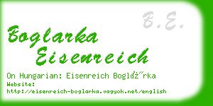 boglarka eisenreich business card